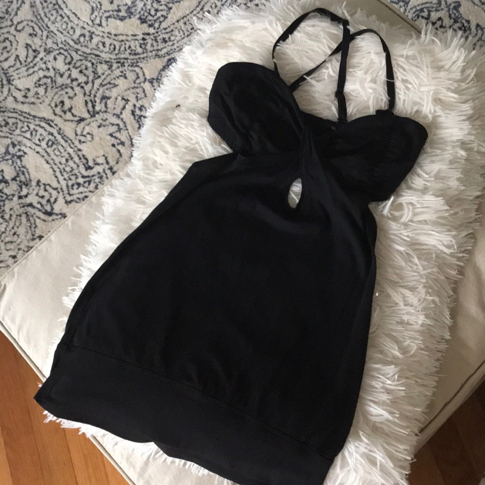 Lululemon tank, blk, size 4